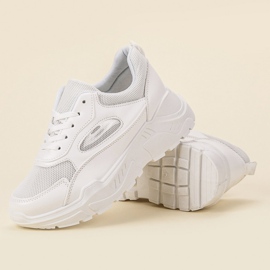 SHELOVET Zapatillas de moda blanco 3