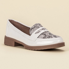 Bestelle Mocasines lacados blanco marrón 1