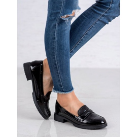 Bestelle Mocasines lacados negro 2