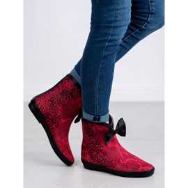 Kylie Botas de lluvia rojo 5