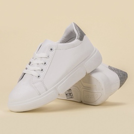 Jumex Zapatos deportivos ligeros blanco 2