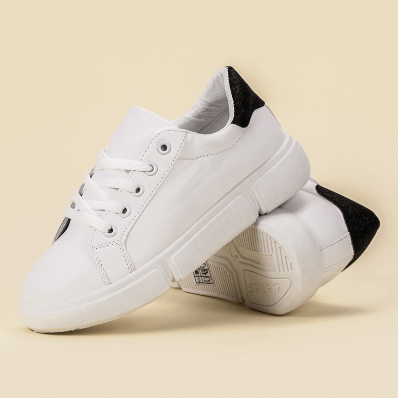 Jumex Zapatos deportivos ligeros blanco 2