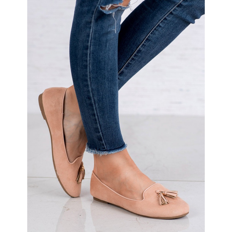 Queentina Señores con flecos rosa 1