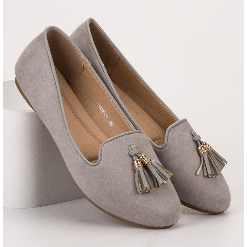 Queentina Señores con flecos gris 2 Queentina Señores con flecos gris 2