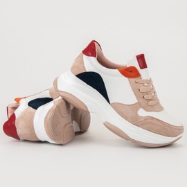 SDS Zapatillas ligeras marrón multicolor 3