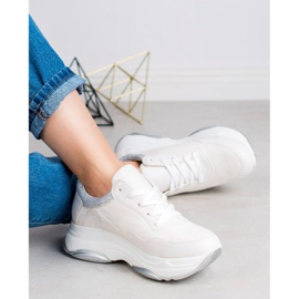 SDS Zapatillas ligeras blanco 1