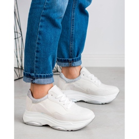 SDS Zapatillas ligeras blanco 2