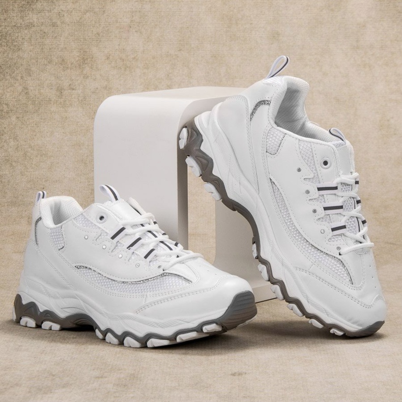 SHELOVET Calzado deportivo cómodo blanco 1