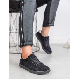 Ideal Shoes Zapatos negros con cordones 1