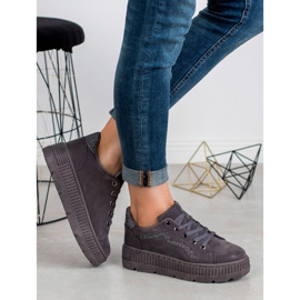 SHELOVET Zapatillas grises 1 SHELOVET Zapatillas grises 1