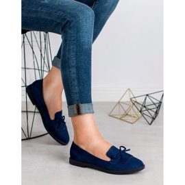 SHELOVET Mocasines azul marino 3