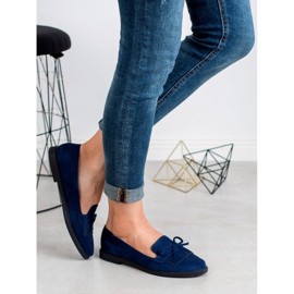SHELOVET Mocasines azul marino 4