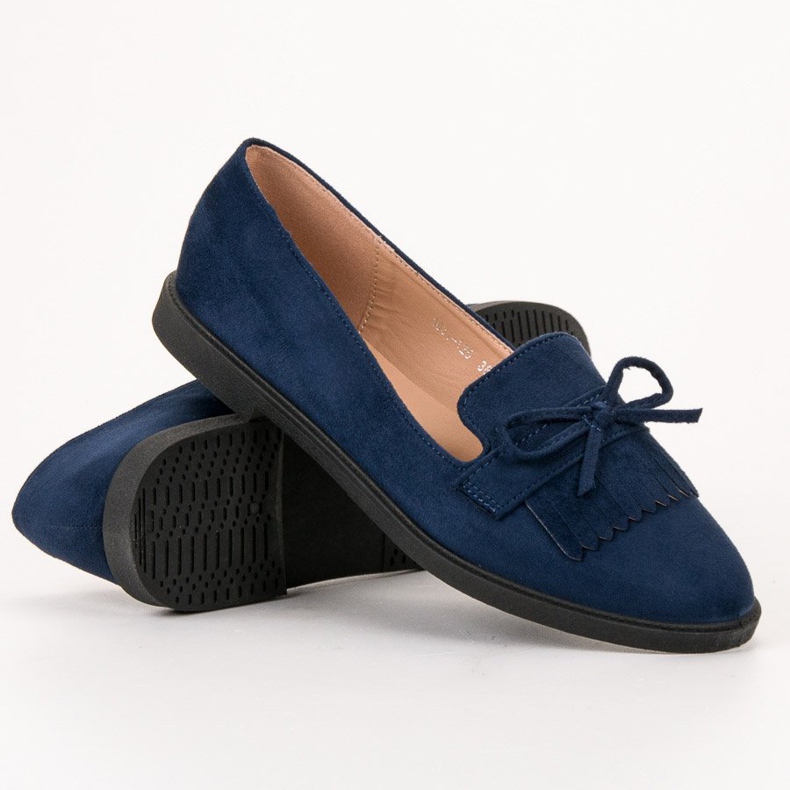 SHELOVET Mocasines azul marino 1