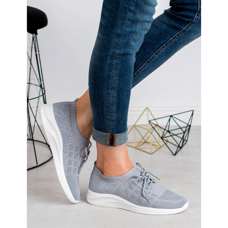 Ideal Shoes Calzado Deportivo Textil gris 1