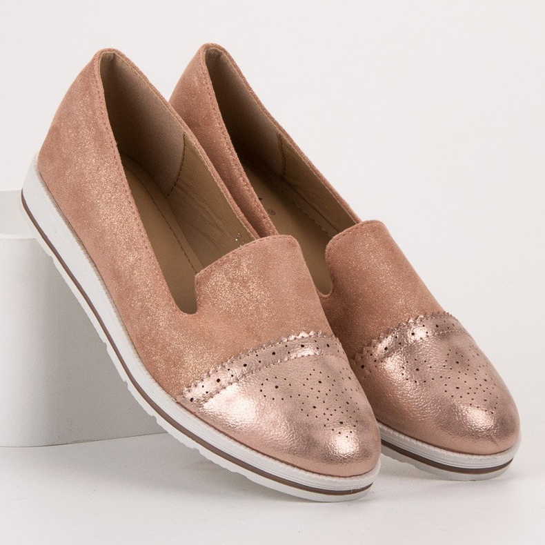 Kayla Señores con purpurina rosado 1