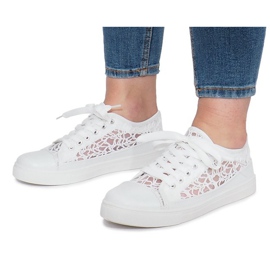 Zapatillas Dolita blancas caladas blanco 1