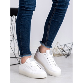 SHELOVET Zapatos deportivos blancos 4