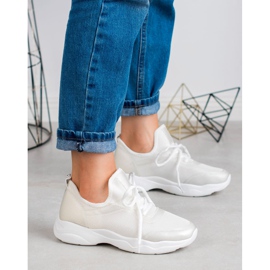 SHELOVET Calzado deportivo sin cordones blanco 2