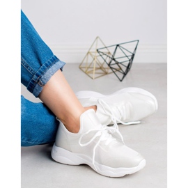 SHELOVET Calzado deportivo sin cordones blanco 1