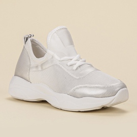 SHELOVET Calzado deportivo sin cordones blanco 3
