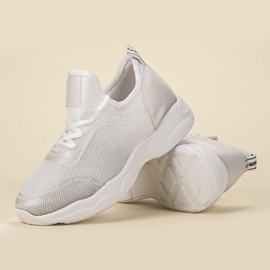 SHELOVET Calzado deportivo sin cordones blanco 4
