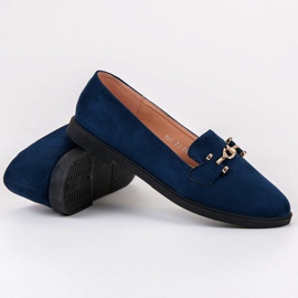 SHELOVET Suede Lords azul marino 1