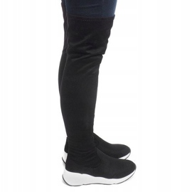 Botas Con Suelas Blancas 6680-PG Negra negro 4