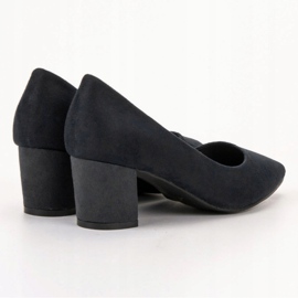 Small Swan Zapatos cómodos de gamuza negro 1