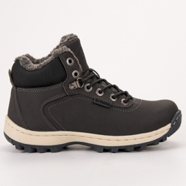 Ax Boxing Calzado de trekking cálido gris 4
