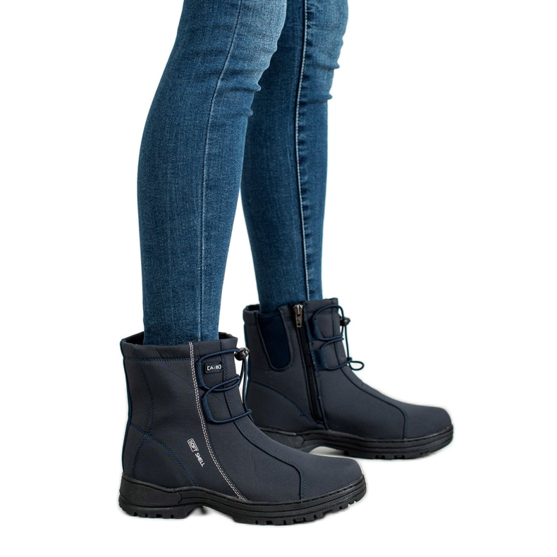 Ax Boxing Botas de nieve azul marino 2