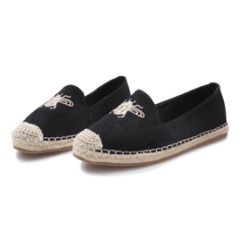 Alpargatas Landberry negras negro 3