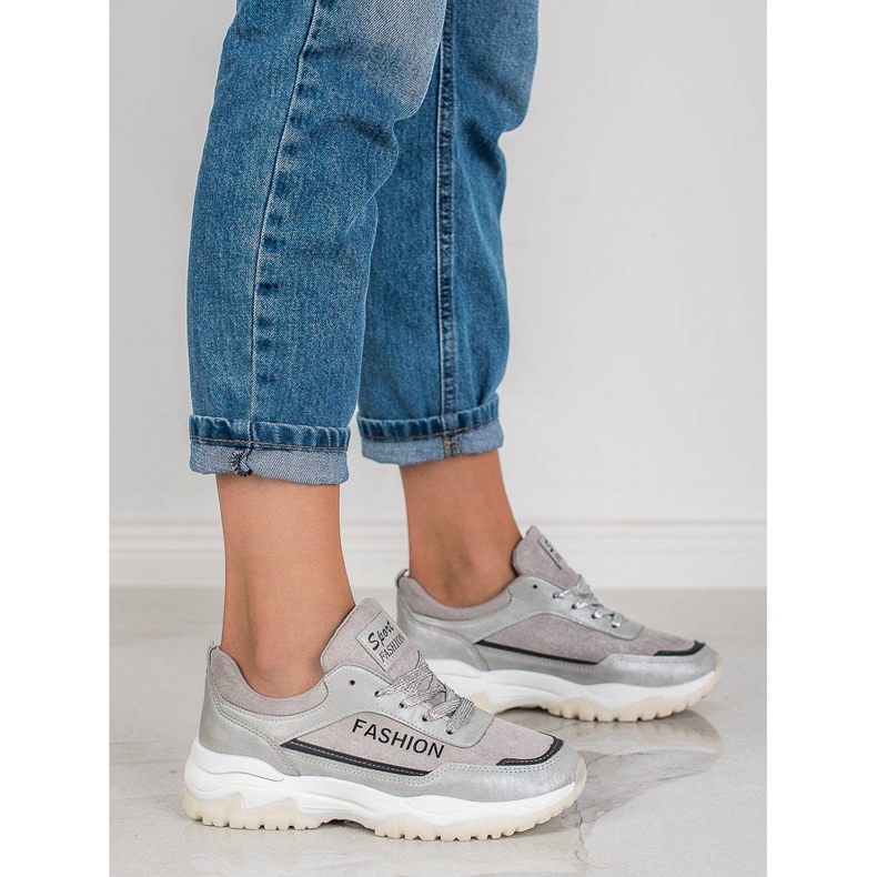 Ax Boxing Zapatos deportivos de moda gris 2 Ax Boxing Zapatos deportivos de moda gris 2