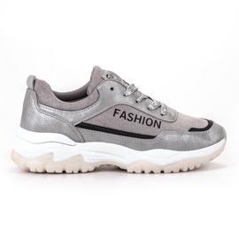 Ax Boxing Zapatos deportivos de moda gris 5