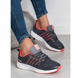 Ax Boxing Zapatos deportivos ligeros negro rosado 3