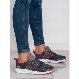 Ax Boxing Zapatos deportivos ligeros negro rosa 2