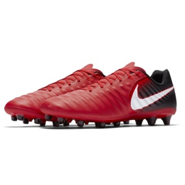 Botas de fútbol Nike Tiempo Ligera Iv Ag Pro M 897743-616 rojo rojo 3