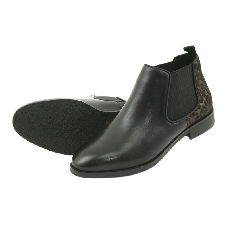 Caprice Botas de cuero para mujeres 25327 negro 5