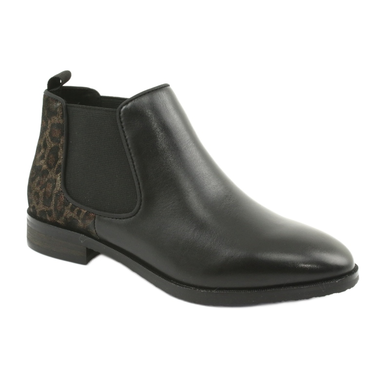 Caprice Botas de cuero para mujeres 25327 negro 1