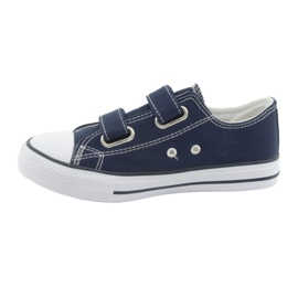 Atletico Deportivas velcro azul marino blanco 2