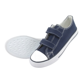 Atletico Deportivas velcro azul marino blanco 5