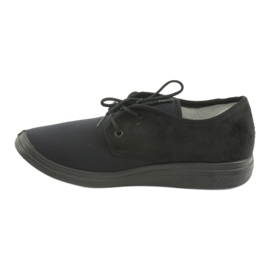 Zapatos de mujer befado pu 990D001 negro azul marino 3