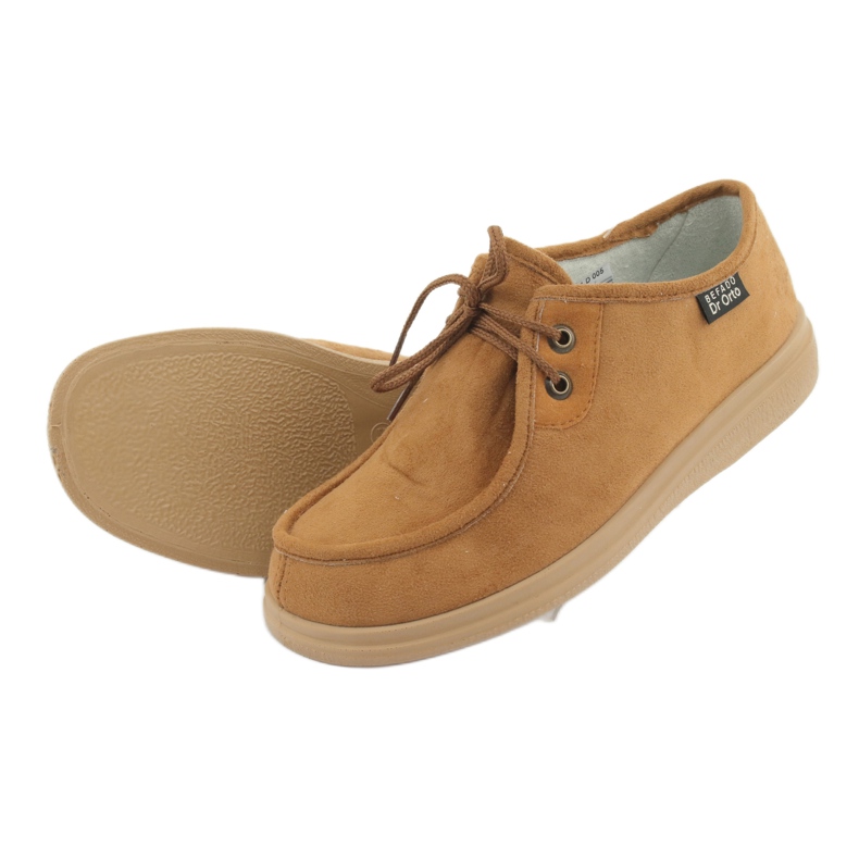 Zapatos de mujer befado pu 871D005 marrón 4