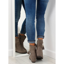 Botines beige AB02-36 Khaki 1