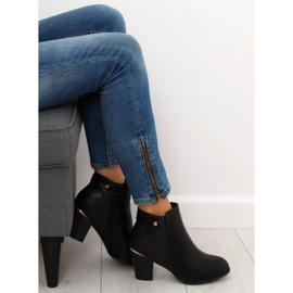 Botas negras de tacón F167 Black negro 3