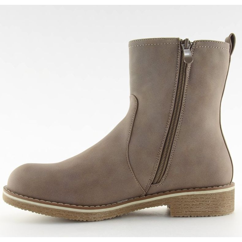 Zapatos planos con tacones planos beige 0-253 Caqui 1