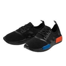 Zapatillas deportivas negras MD01B-2 negro 2