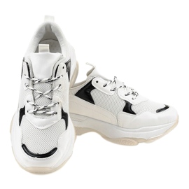 Zapatillas deportivas blancas, zapatillas MM-7 blanco 3