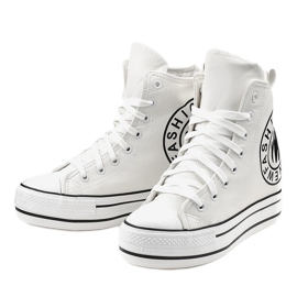 Deportivas cuña blancas W09 blanco 2 Deportivas cuña blancas W09 blanco 2