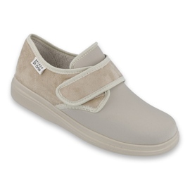 Zapatos de mujer befado pu 036D005 beige 3