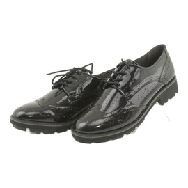Zapatos oxford con cordones Caprice 23701 negro multicolor 3 Zapatos oxford con cordones Caprice 23701 negro multicolor 3